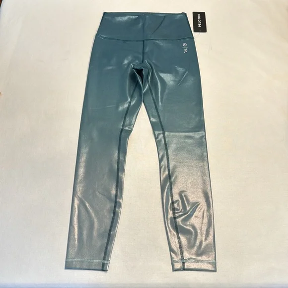 NWT LULULEMON x Peloton Wunder Train High-Rise Tight 25" Foil Storm Teal - Picture 2 of 5